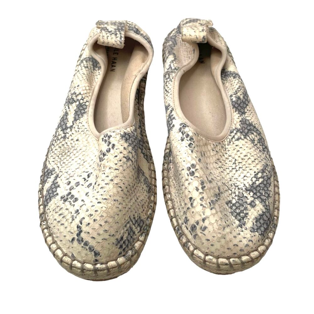 Cole Haan Cloudfeel Roccia Grand OS Faux Snakeskin Leather Espadrille(8B) - Picture 4 of 12